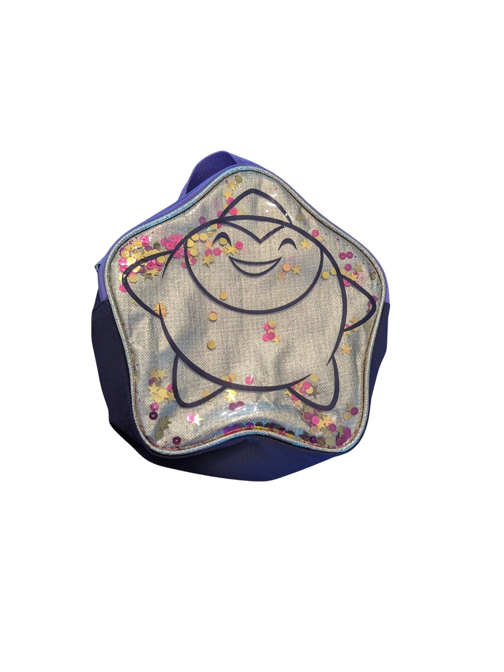 EUC Disney Wish Star Sequin Zippered Lunch Bag